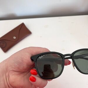 Ray-Ban Black and Green Sunglasses